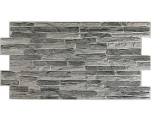 Panou decorativ PVC Dark Slate Gray 98x50 cm Placă decorativă cu aspect de piatră