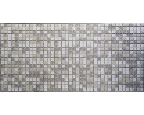 Panou decorativ PVC Mosaic Brown 90,55x48 cm Placă de mozaic cu model pătrat