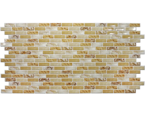 Panou decorativ PVC Mosaic Asteria 98x48 cm Placă de mozaic cu model de piatră