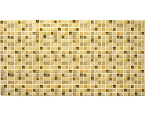 Panou decorativ PVC Mosaic Casablanca 95,5x48 cm Plăci de mozaic cu model pătrat pentru decorarea pereților