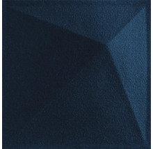 Panou decorativ pâslă 3D-Felt Diamond albastru închis 40x40 cm