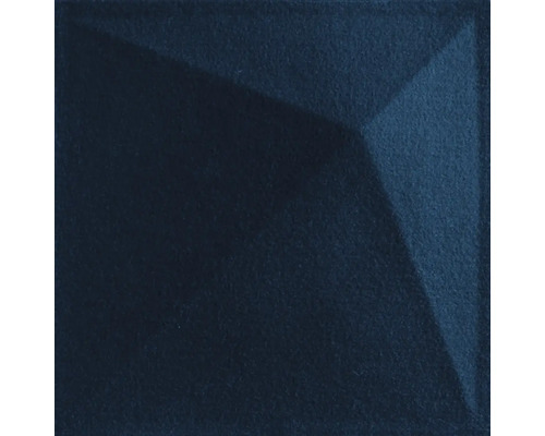 Panou decorativ pâslă 3D-Felt Diamond albastru închis 40x40 cm Panou acustic cu model geometric