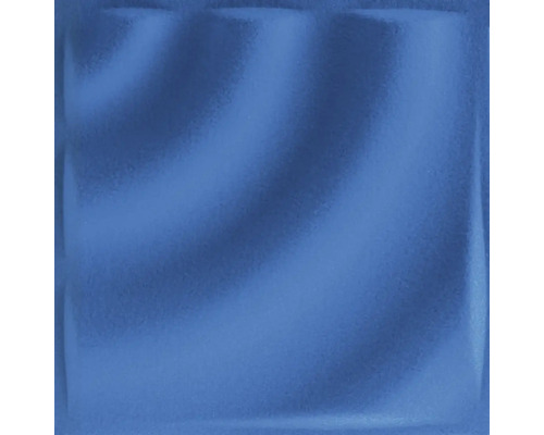 Panou decorativ pâslă 3D-Felt Wave albastru 40x40 cm Placă decorativă cu model ondulat