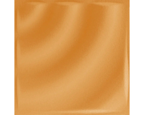 Panou decorativ pâslă 3D-Felt Wave portocaliu 40x40 cm Placă decorativă de perete cu o structură ușoară