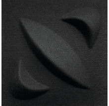 Panou decorativ pâslă 3D-Felt Orion negru 40x40 cm
