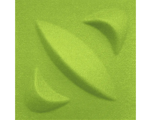 Panou decorativ pâslă 3D-Felt Orion verde 40x40 cm Panou de perete 3D verde cu model în relief