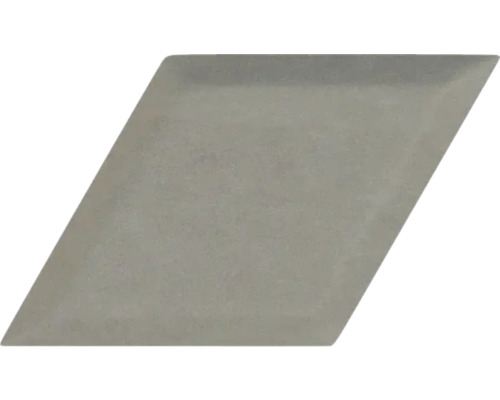Panou tapițat fonoabsorbant pâslă Decotouch romb gri 30x30 cm Placă ceramică în formă de romb