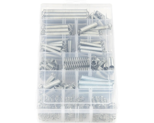 Cutie de sortiment cu arcuri de tracțiune și arcuri de compresie