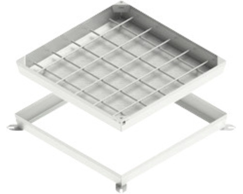 Grătar de podea cu ramă