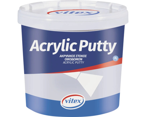 Chit acrilic Vitex gata preparat pentru interior și exterior, alb, 5 kg Chit acrilic Vitex gata preparat pentru interior și exterior, alb, 5 kg