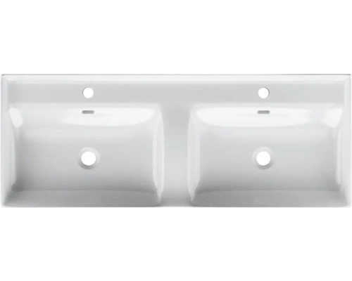 Chiuvetă dublă din ceramică sanitară