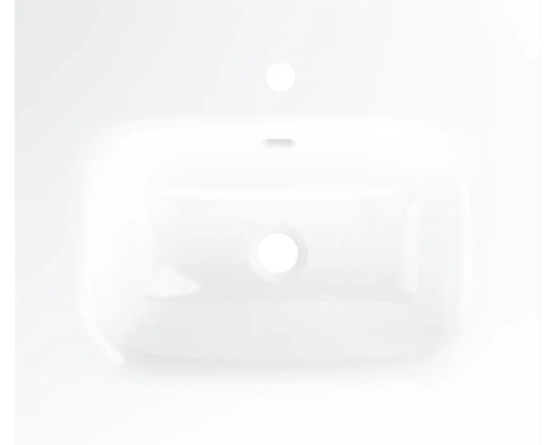 Lavabo din ceramică sanitară, vedere de sus