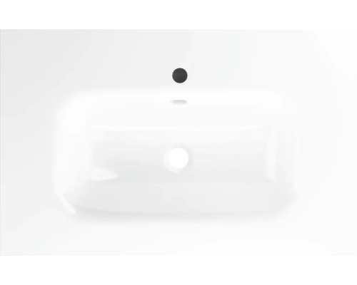 Vedere de sus a unei chiuvete dreptunghiulare