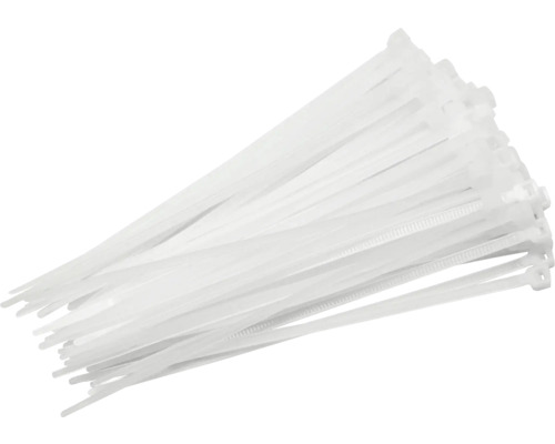 Pachet de bride de cablu albe