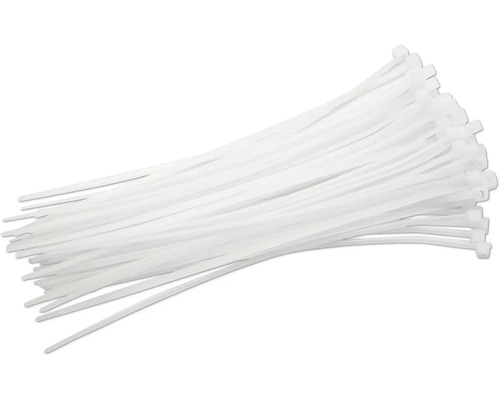 Set de bride de cablu albe