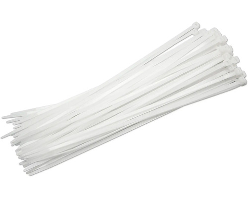 Set de bride de cablu albe