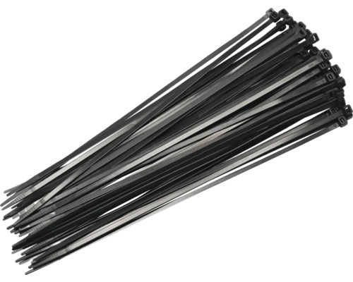 Set de bride de cablu negre