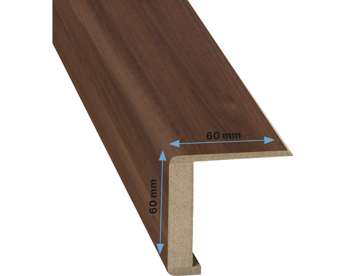 Profil decorativ cu dimensiunile de 60 pe 60 milimetri