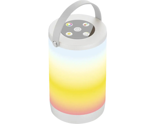 Lampă de masă cu mâner și diferite moduri de iluminare