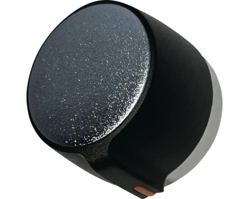 Buton rotativ din metal și plastic