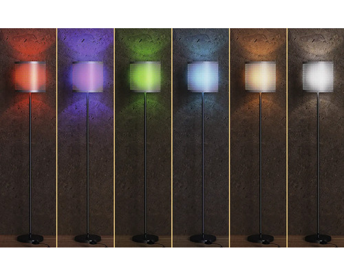 Lampă de podea cu diferite opțiuni de culoare