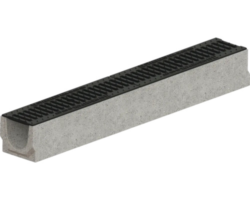 Rigolă fibrobeton VODALAND grătar fontă 1000x140x125 mm C 250 trafic carosabil Rigolă fibrobeton VODALAND grătar fontă 1000x140x125 mm C 250 trafic carosabil