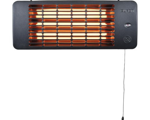 Încălzitor de perete cu comutator cu șnur și protecție la supraîncălzire