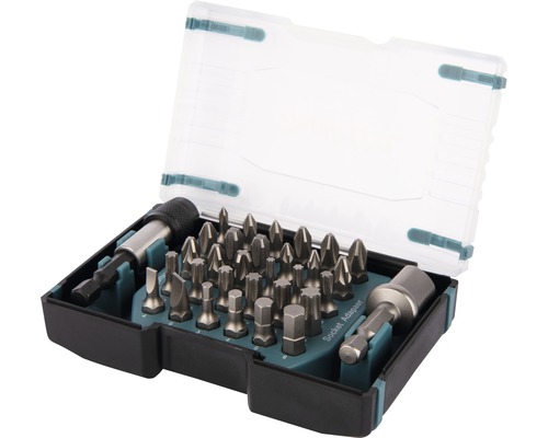 Set biți Makita D-65084 Torx/PH/PZ/drept/hexagonal, 32 piese, incl. prelungitor