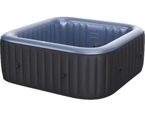 Jacuzzi gonflabil MSPA Tekapo pentru 6 persoane PVC Ø 185 cm H 68 cm capacitate 930 l negru/albastru Jacuzzi gonflabil MSPA Tekapo pentru 6 persoane PVC Ø 185 cm H 68 cm capacitate 930 l negru/albastru