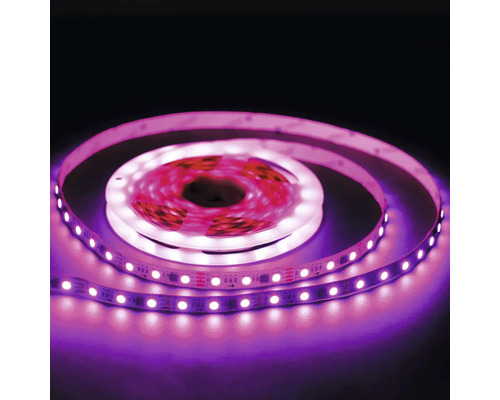 Set 2 benzi LED RGB QL Lighting 5m 72W, incl. telecomandă, | HORNBACH
