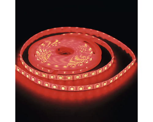 Bandă LED cu iluminare roșie pe rolă