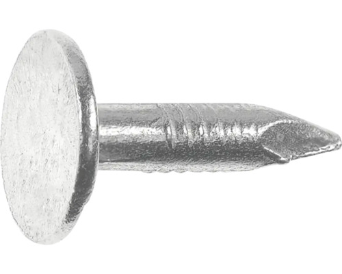 Un singur cui metalic cu cap lat.