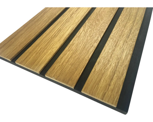 Panou acustic cu nervuri din lemn pe pâslă