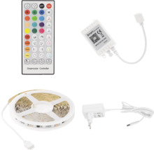 Set bandă LED cu telecomandă, controler și sursă de alimentare