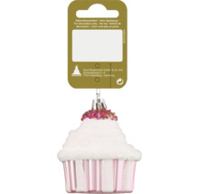 Glob de pom Cupcake cu etichetă