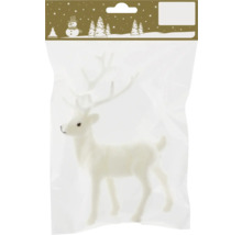 Căprior decorativ alb în ambalaj pentru perioada Crăciunului