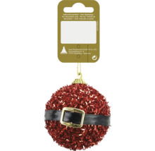 Glob de Crăciun cu curea ca ornament pentru pomul de Crăciun