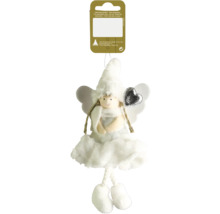 Decorațiune de brad de Crăciun, înger cu inimă, ca decorațiune