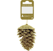 Con de pin decorativ suspendat ca ornament de Crăciun