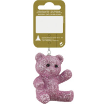 Ursuleț decorativ cu sclipici pentru agățat