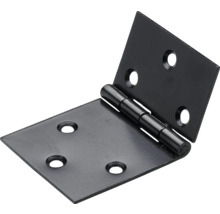 Balamală metalică cu găuri pentru șuruburi