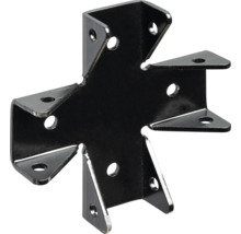 Element de fixare în colț pentru structuri din lemn cu găuri de fixare