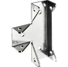 Conector unghiular din metal cu găuri de fixare