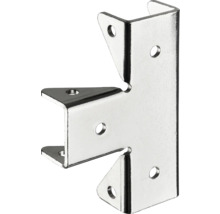 Conector de lemn, colțar din metal cu găuri de fixare