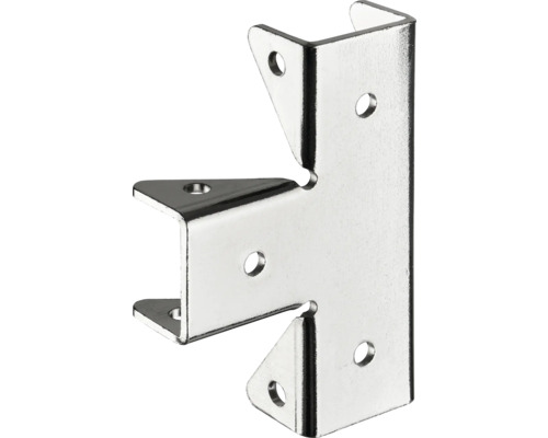 Conector de lemn, colțar din metal cu găuri de fixare