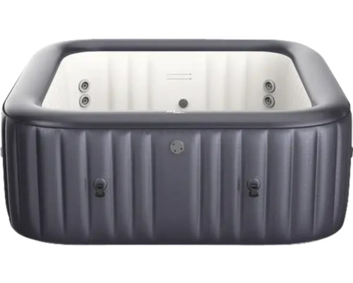 Jacuzzi gonflabil MSPA Otium pentru 6 persoane PVC Ø 187 cm H 68 cm capacitate 930 l negru/alb Jacuzzi gonflabil MSPA Otium pentru 6 persoane PVC Ø 187 cm H 68 cm capacitate 930 l negru/alb