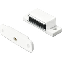 Închizătoare magnetică albă pentru mobilă