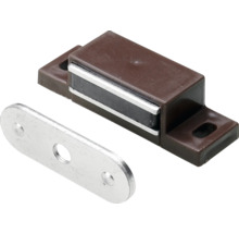 Închizătoare magnetică maro cu contraparte