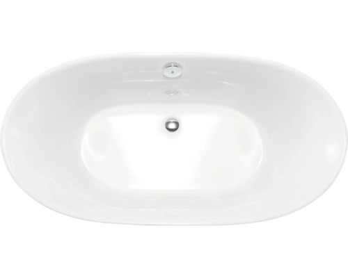 Cadă de baie ovală freestanding Egg 80x160x58 cm acril alb Cadă de baie ovală freestanding Egg 80x160x58 cm acril alb