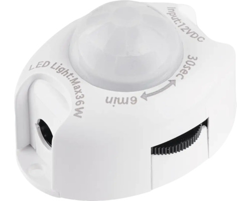 Senzor de mișcare pentru lumină LED cu temporizator reglabil